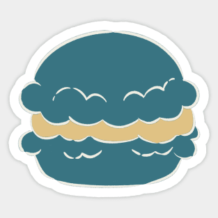 Teal Macarons Sticker